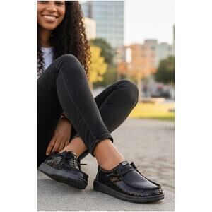 Hey Dude Women's Wendy Disco Sequin Loafer size 6